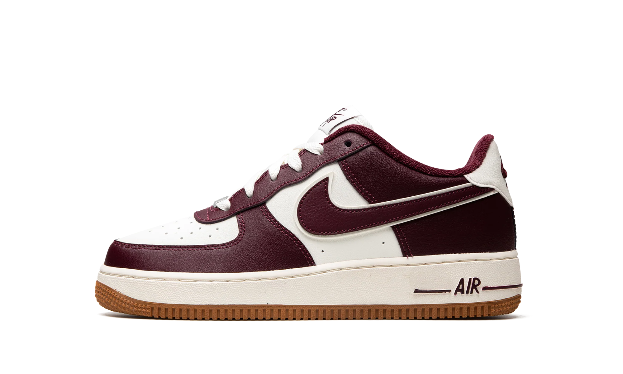 AIR FORCE 1 LV8 (GS) College Pack - Night Maroon - AIR FORCE 1 LV8 (GS) College Pack - Night Maroon - Jordan 1s - AIR Jordan 1