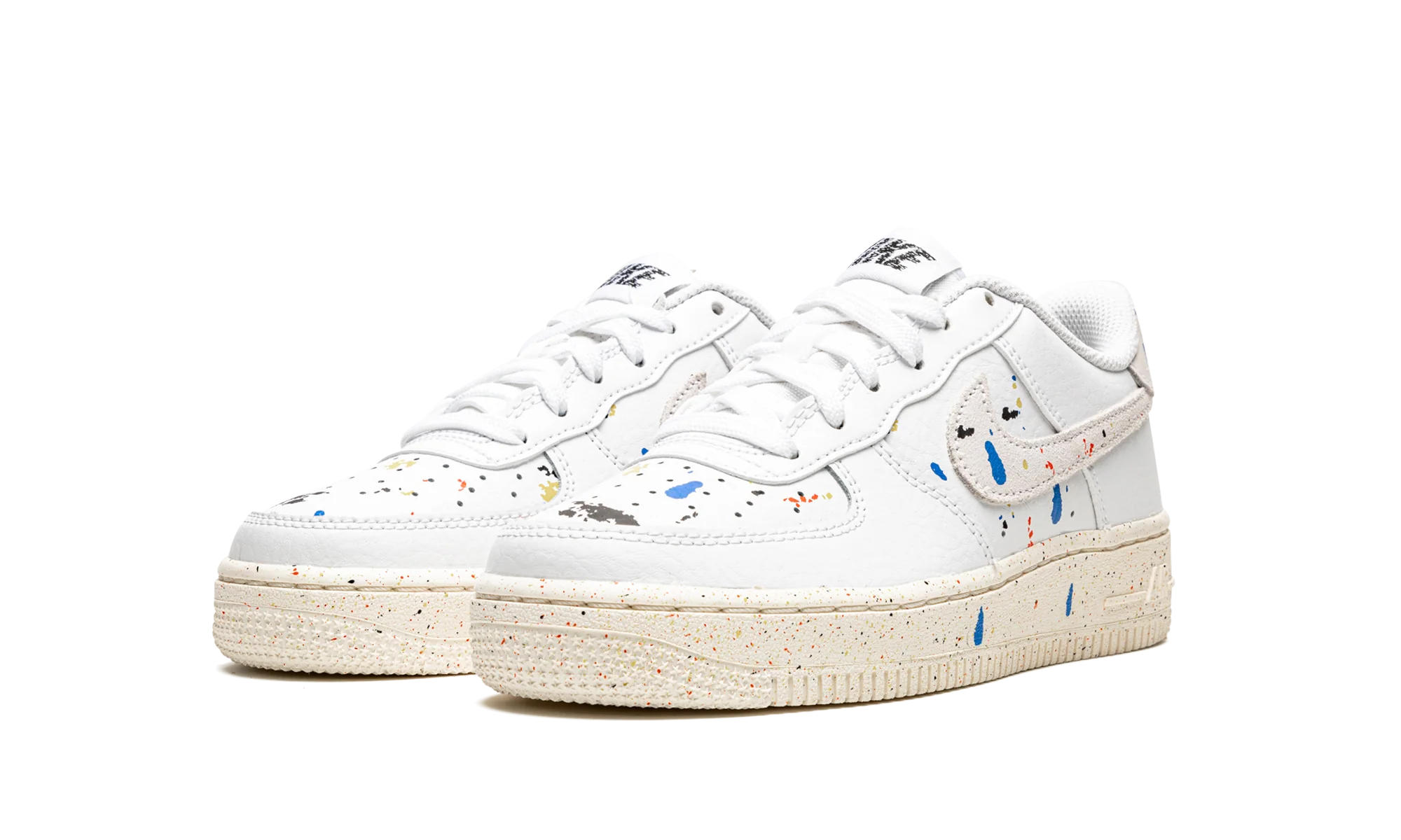 Air Force 1 LV8 3 GS Paint Splatter - White - Air Force 1 LV8 3 GS Paint Splatter - White - Jordan 1s - AIR Jordan 1