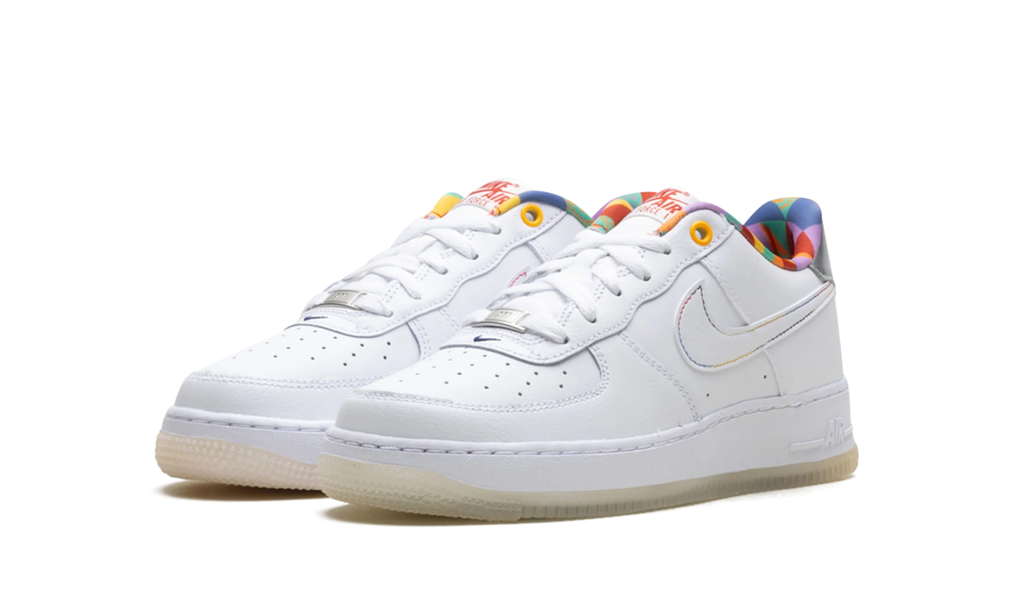 Air Force 1 Low LV8 GS White Playful Print - Air Force 1 Low LV8 GS White Playful Print - Jordan 1s - AIR Jordan 1