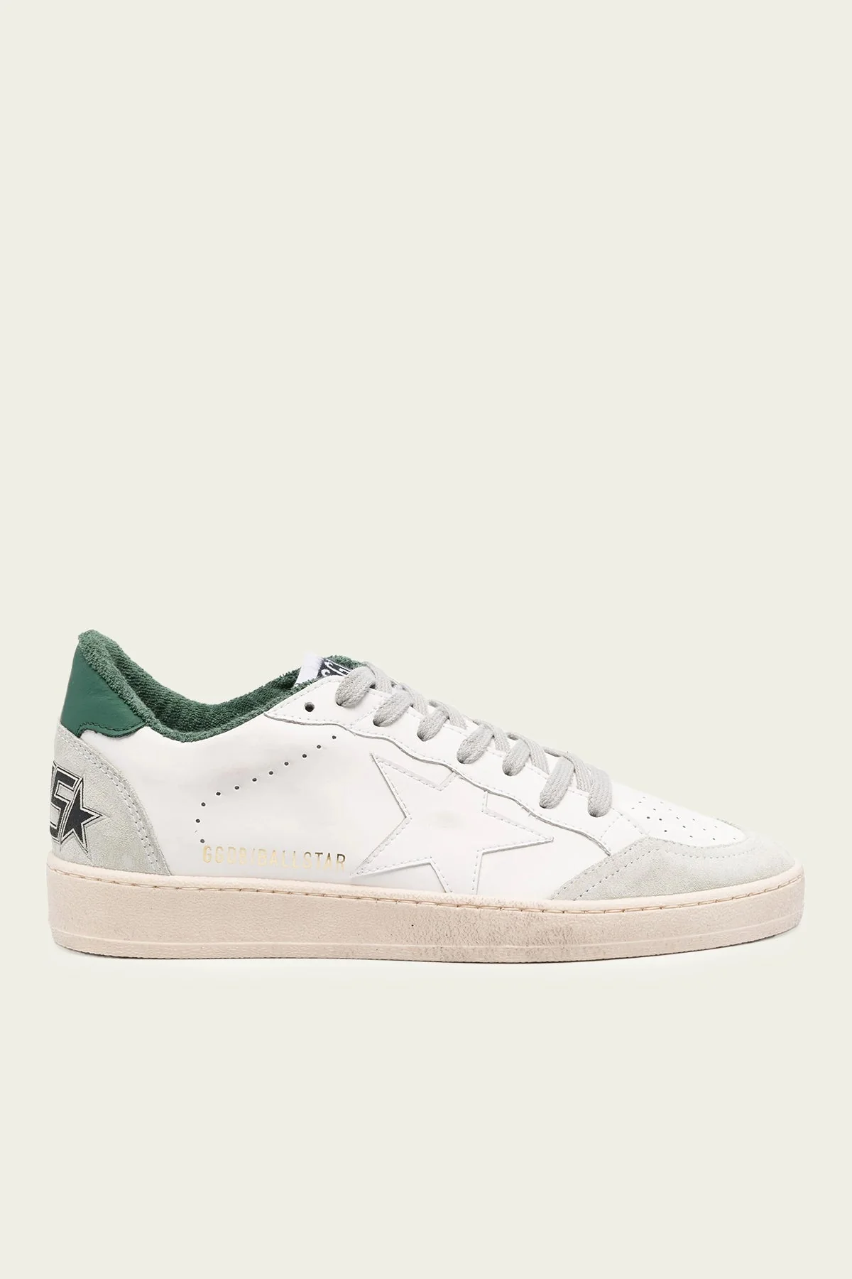 Ball-Star White Green Leather Men Sneaker - Ball-Star White Green Leather Men Sneaker - Jordan 1s - AIR Jordan 1