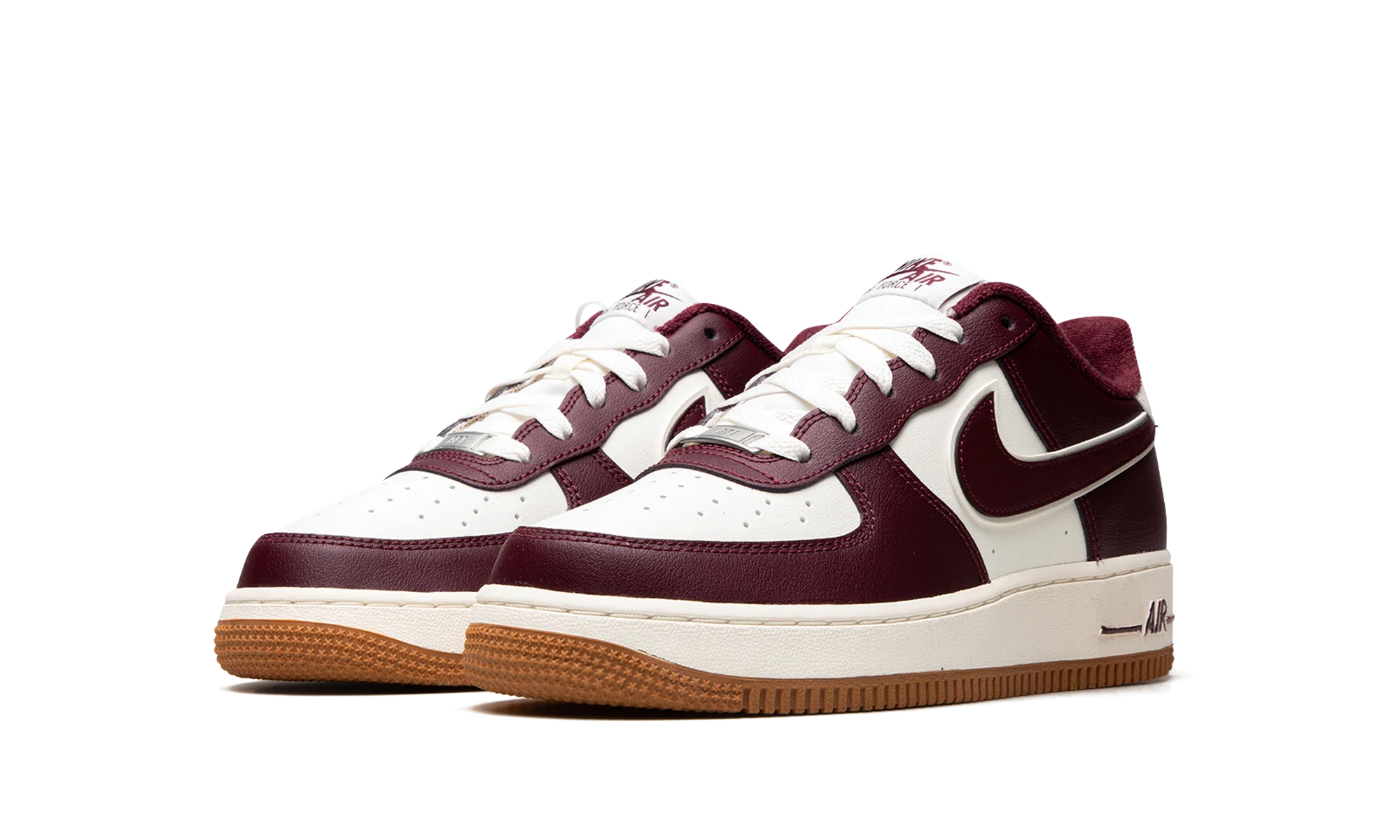 AIR FORCE 1 LV8 (GS) College Pack - Night Maroon - AIR FORCE 1 LV8 (GS) College Pack - Night Maroon - Jordan 1s - AIR Jordan 1