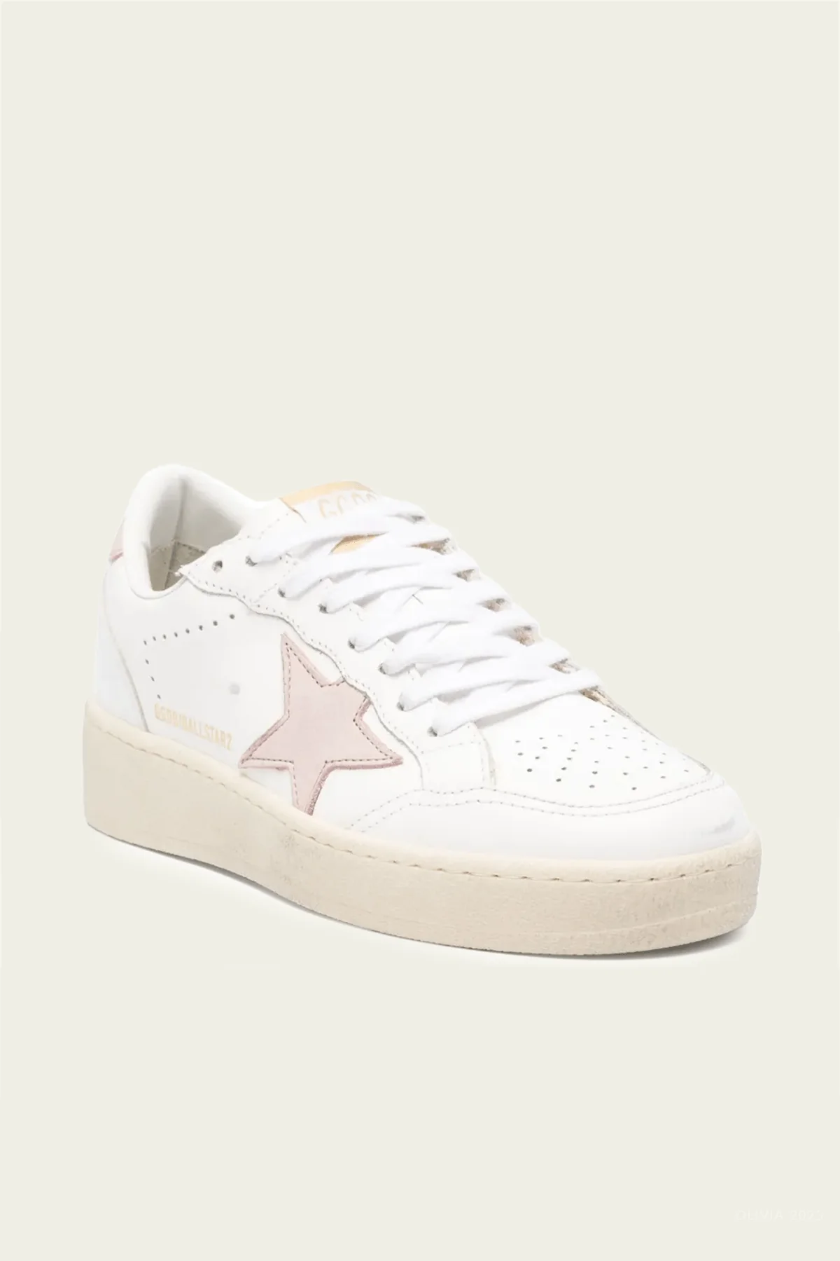 Ball-Star 2 White Pink Leather Sneaker - Ball-Star 2 White Pink Leather Sneaker - Jordan 1s - AIR Jordan 1