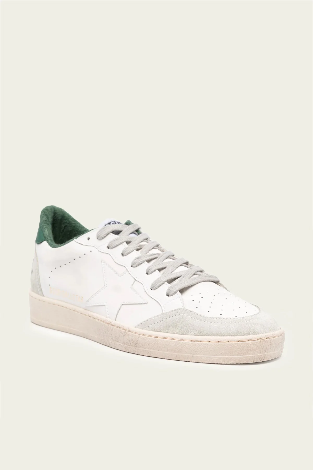 Ball-Star White Green Leather Men Sneaker - Ball-Star White Green Leather Men Sneaker - Jordan 1s - AIR Jordan 1