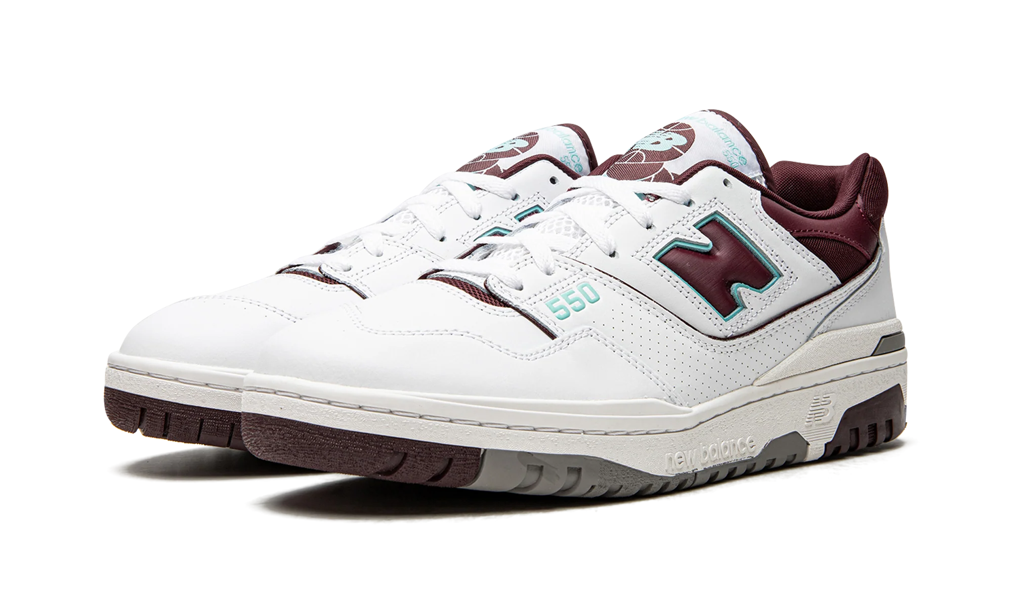 550 Burgundy / Cyan - 550 Burgundy / Cyan - Jordan 1s - AIR Jordan 1