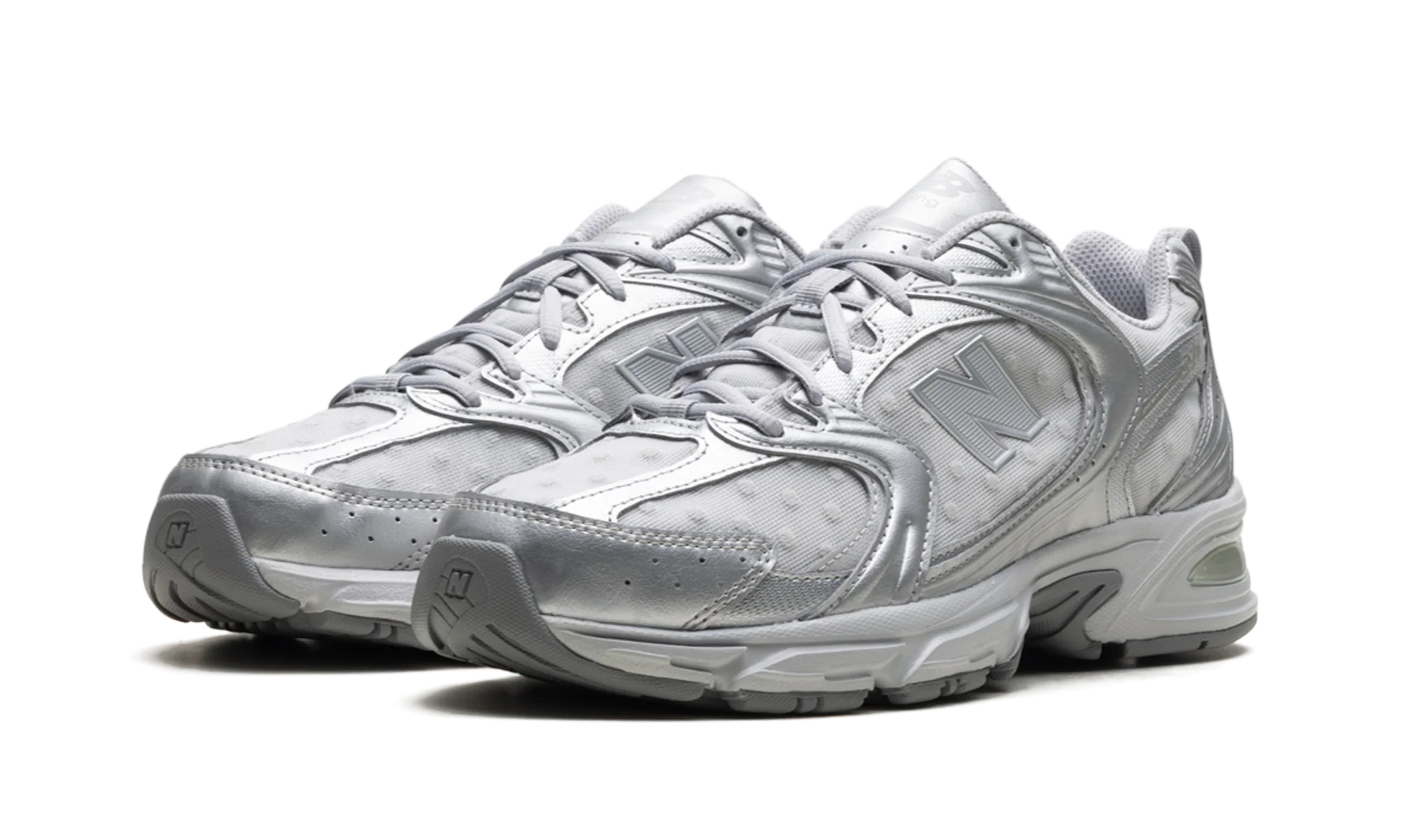 530 Silver Metallic Raincloud Polka Dots - 530 Silver Metallic Raincloud Polka Dots - Jordan 1s - AIR Jordan 1