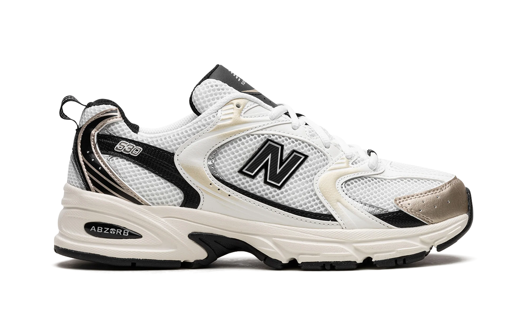 530 White / Gold / Black - 530 White / Gold / Black - Jordan 1s - AIR Jordan 1