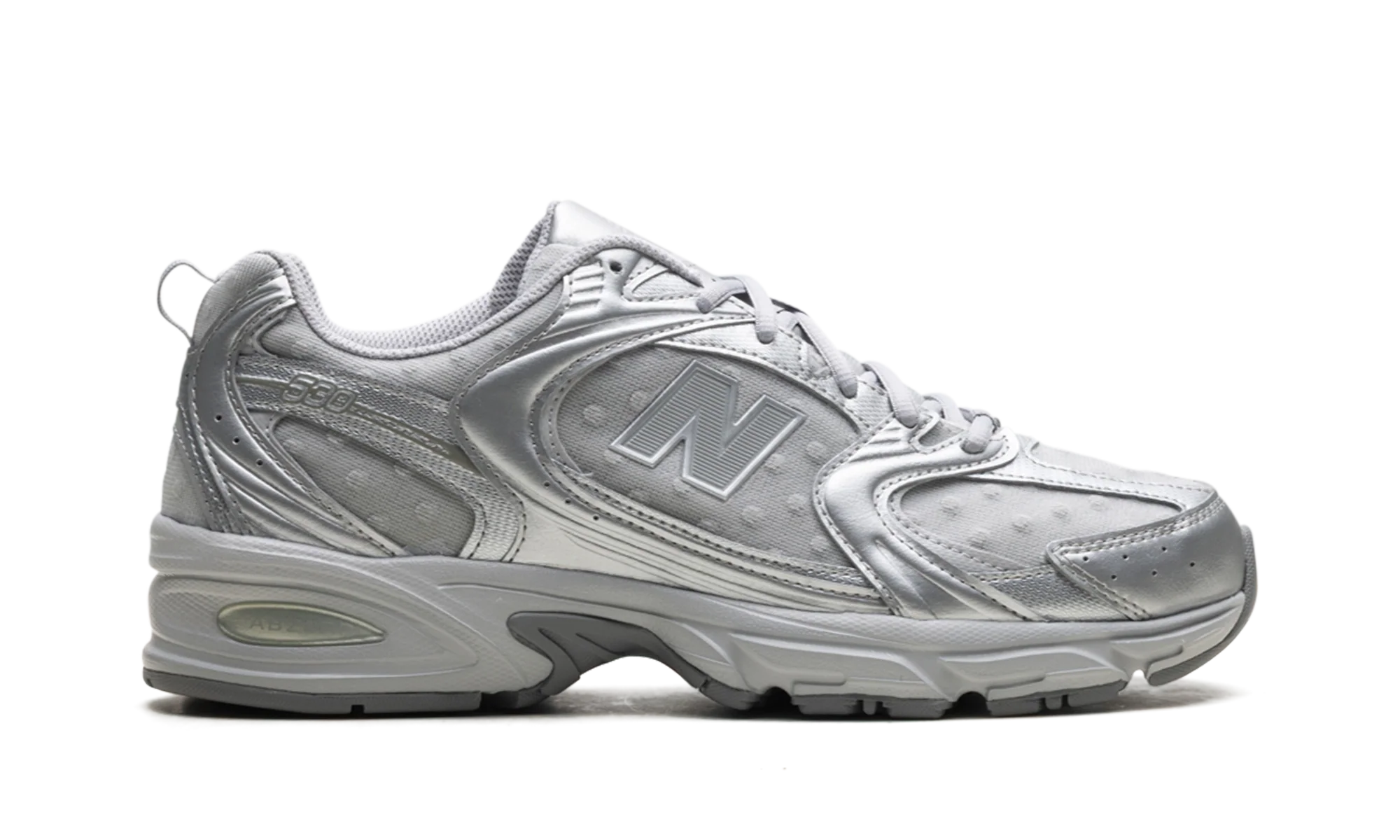 530 Silver Metallic Raincloud Polka Dots - 530 Silver Metallic Raincloud Polka Dots - Jordan 1s - AIR Jordan 1