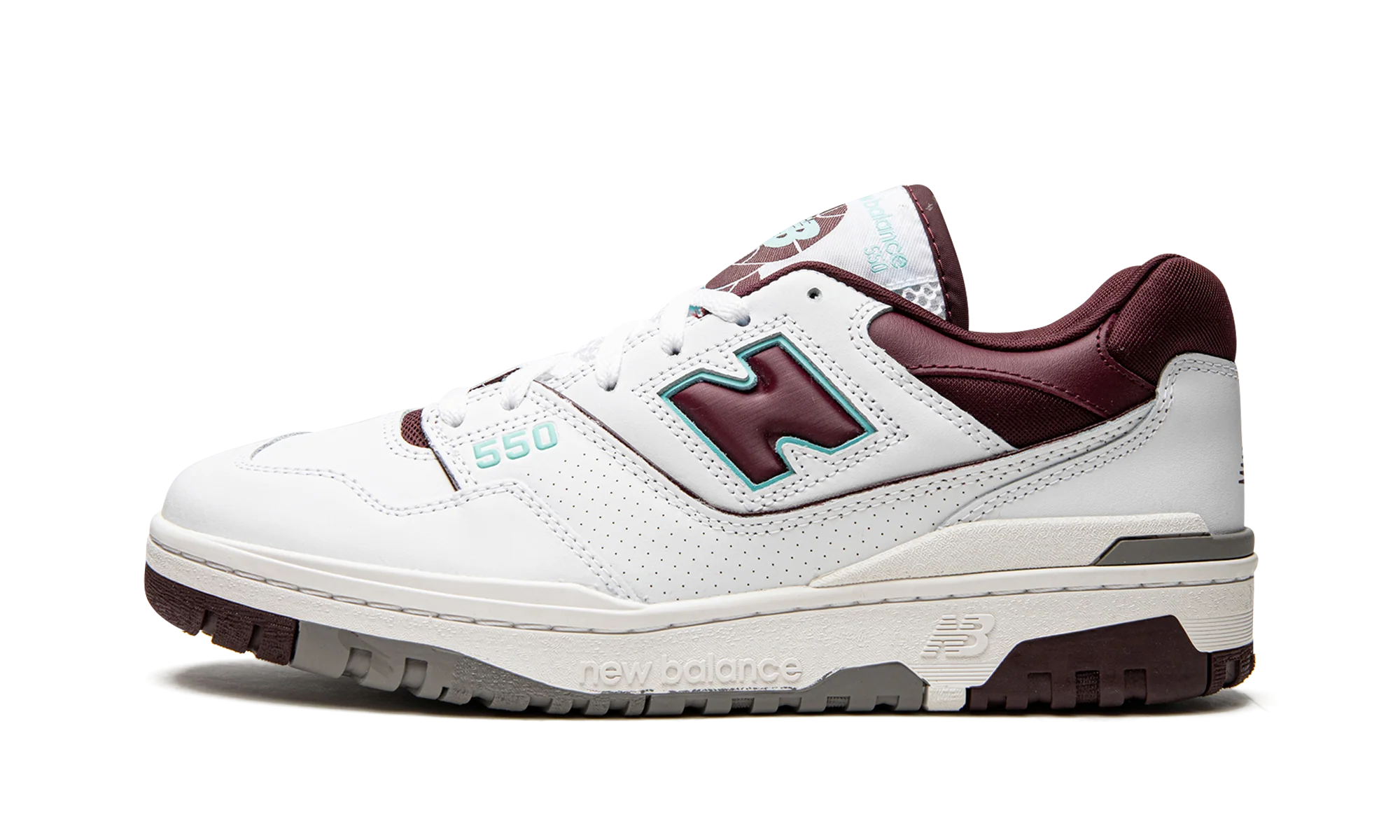 550 Burgundy / Cyan - 550 Burgundy / Cyan - Jordan 1s - AIR Jordan 1