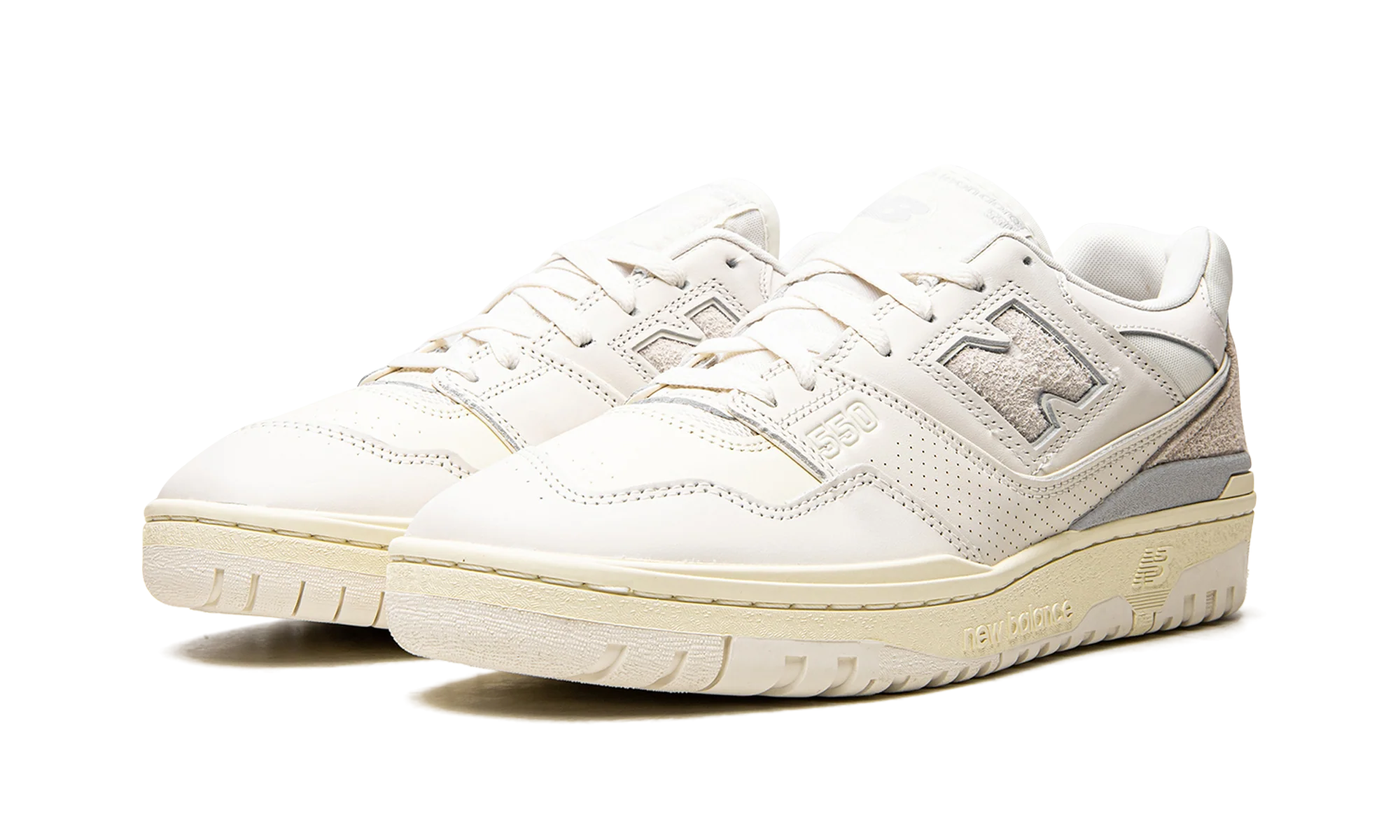 550 Aimé Leon Dore - White Leather - 550 Aimé Leon Dore - White Leather - Jordan 1s - AIR Jordan 1