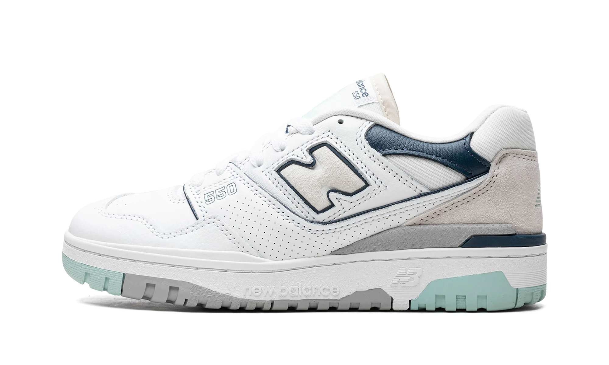 550 White / Winter Fog - 550 White / Winter Fog - Jordan 1s - AIR Jordan 1