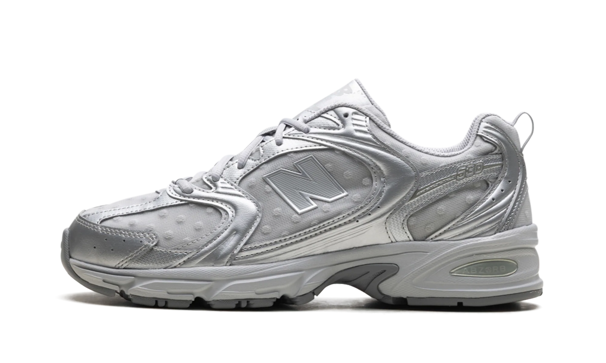 530 Silver Metallic Raincloud Polka Dots - 530 Silver Metallic Raincloud Polka Dots - Jordan 1s - AIR Jordan 1