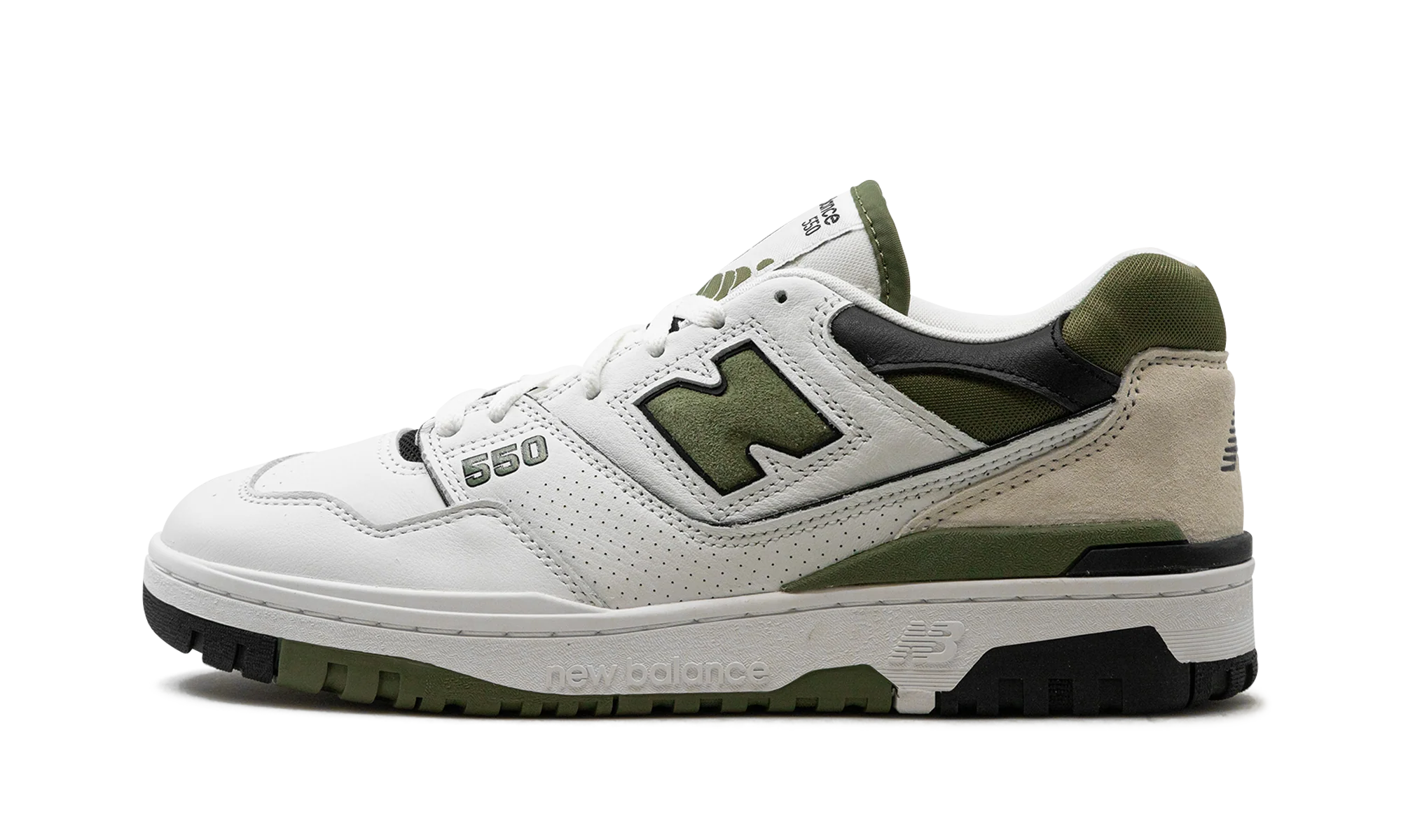 550 White / Dark Olivine - 550 White / Dark Olivine - Jordan 1s - AIR Jordan 1