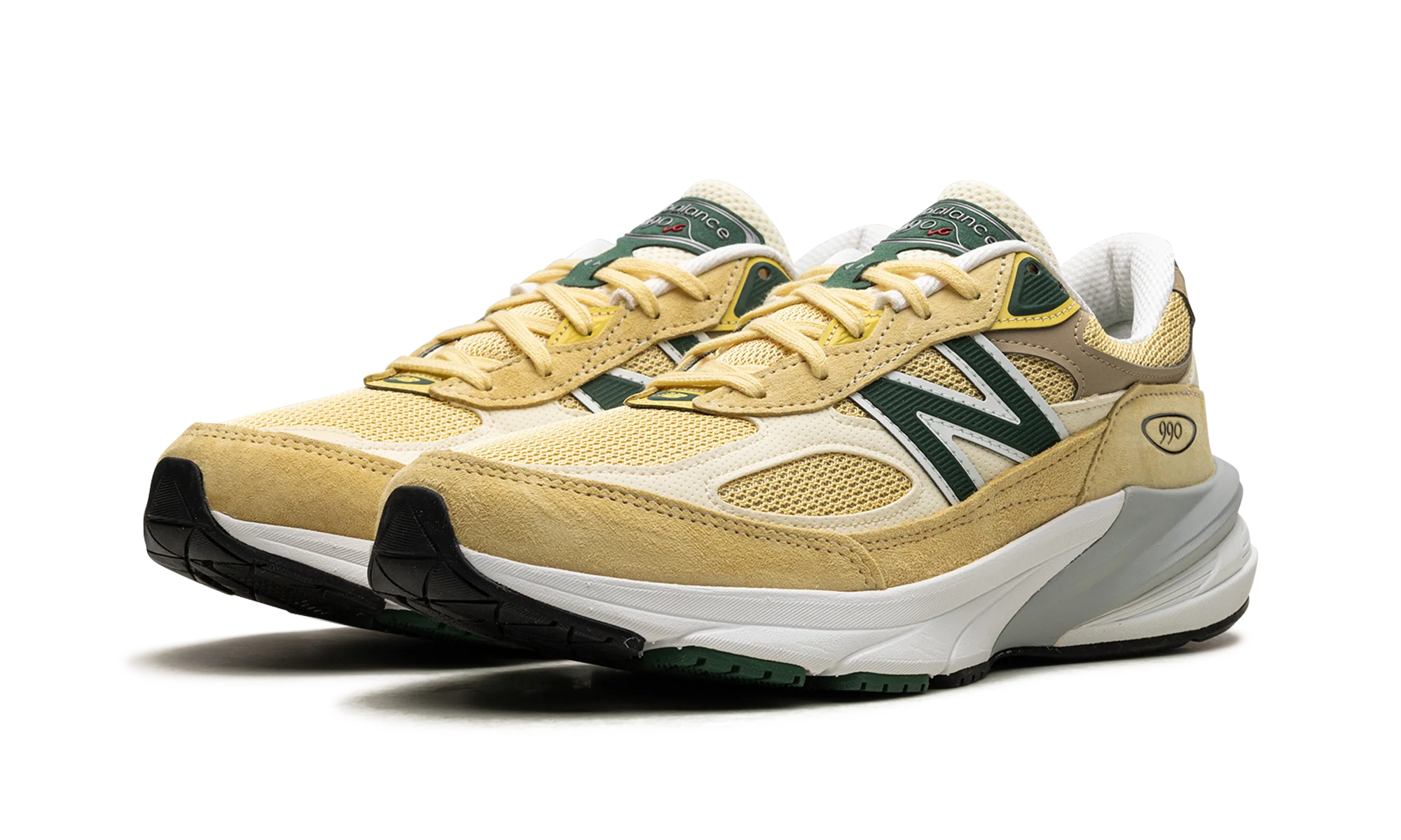 990 Pale Yellow/Forest Green - 990 Pale Yellow/Forest Green - Jordan 1s - AIR Jordan 1