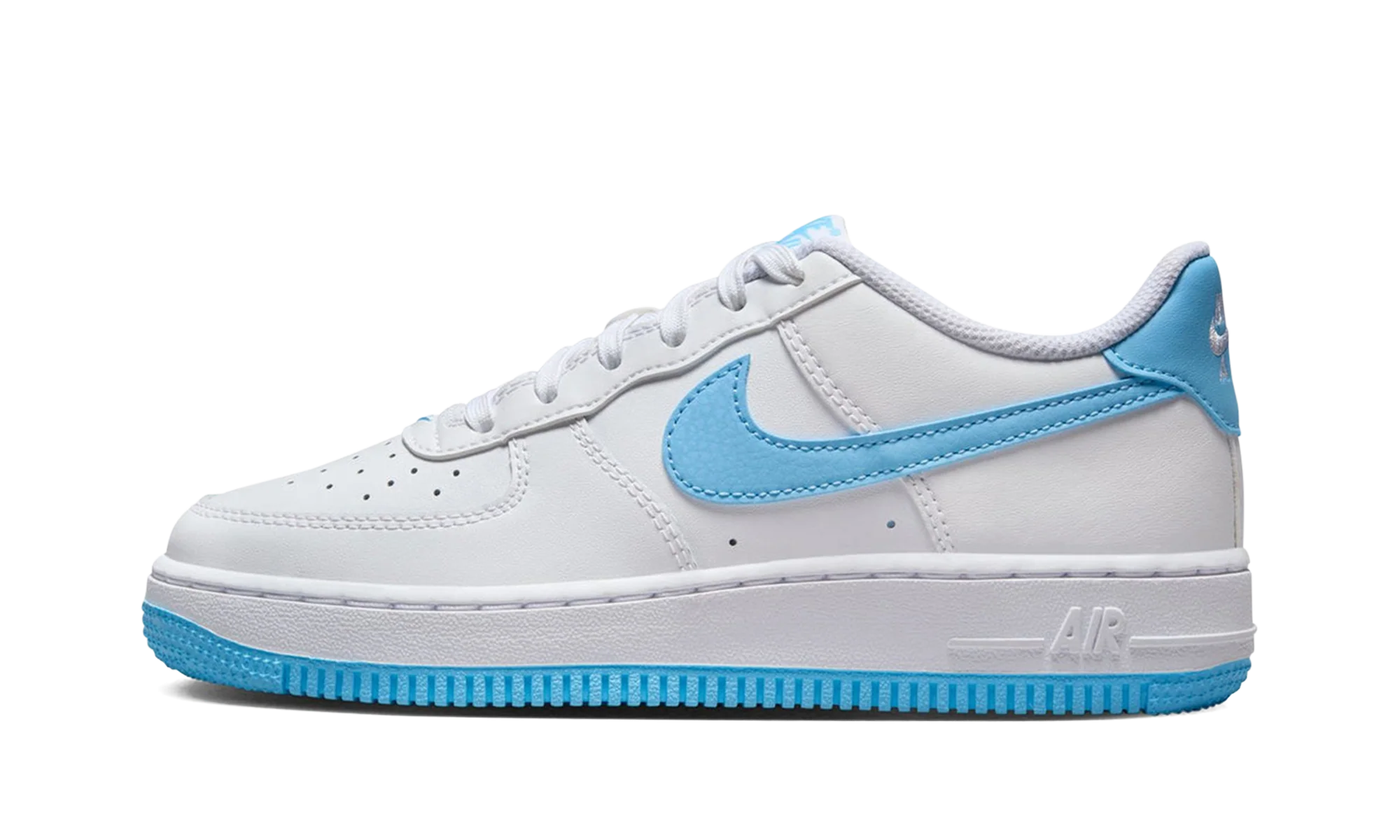Nike Air Force 1 Low LV8 GS White Aquarius Blue - Nike Air Force 1 Low LV8 GS White Aquarius Blue - Jordan 1s - AIR Jordan 1