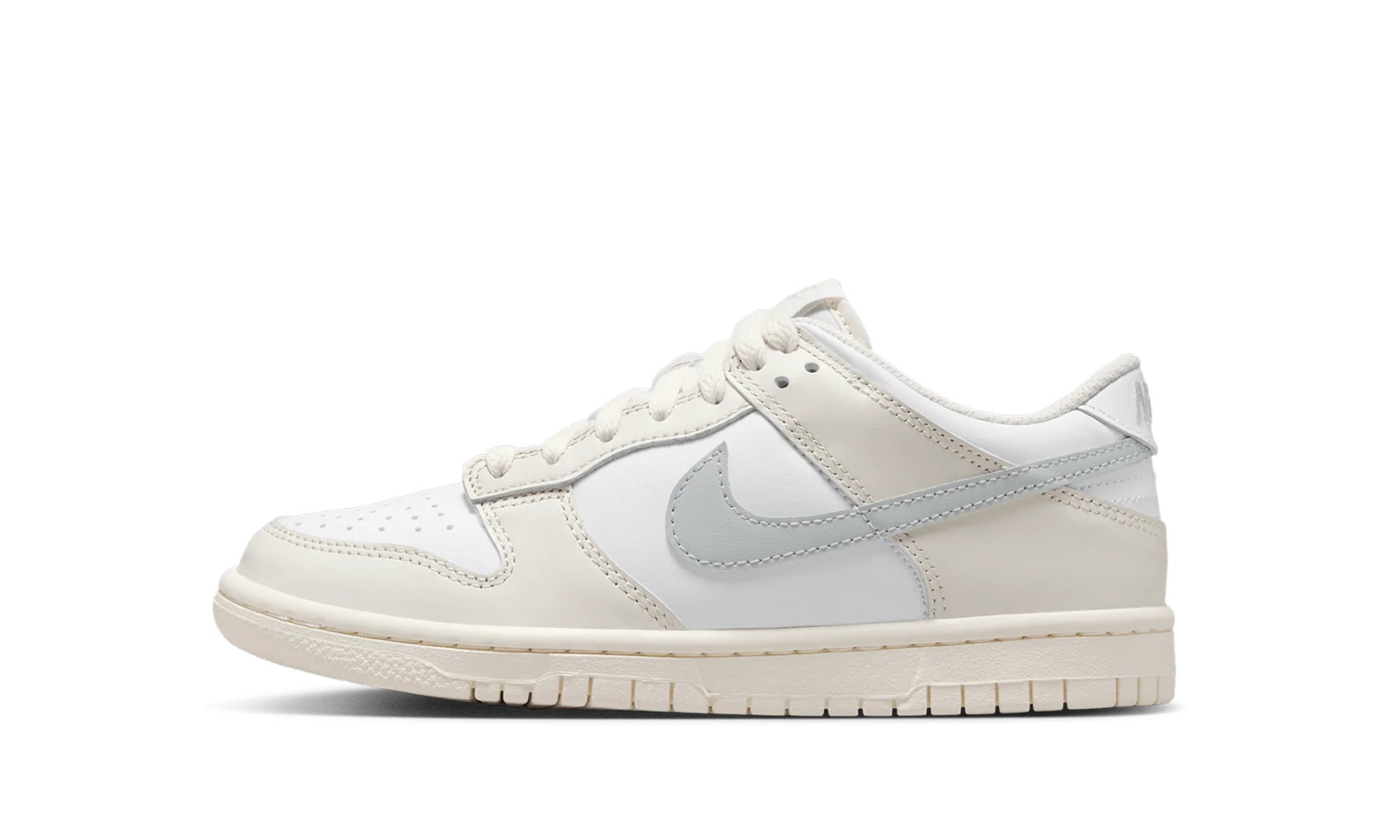 DUNK LOW GS White/Light Silver-Phantom - DUNK LOW GS White/Light Silver-Phantom - Jordan 1s - AIR Jordan 1