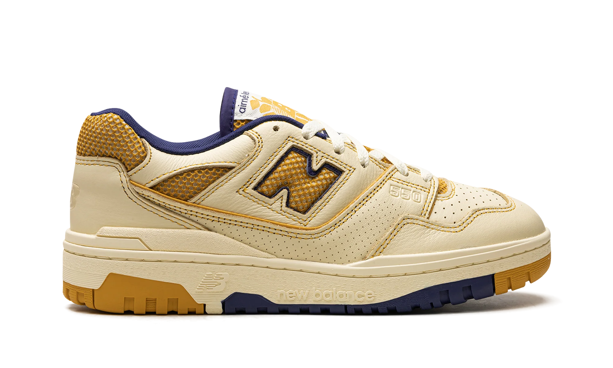 550 Aime Leon Dore - White / Yellow - 550 Aime Leon Dore - White / Yellow - Jordan 1s - AIR Jordan 1