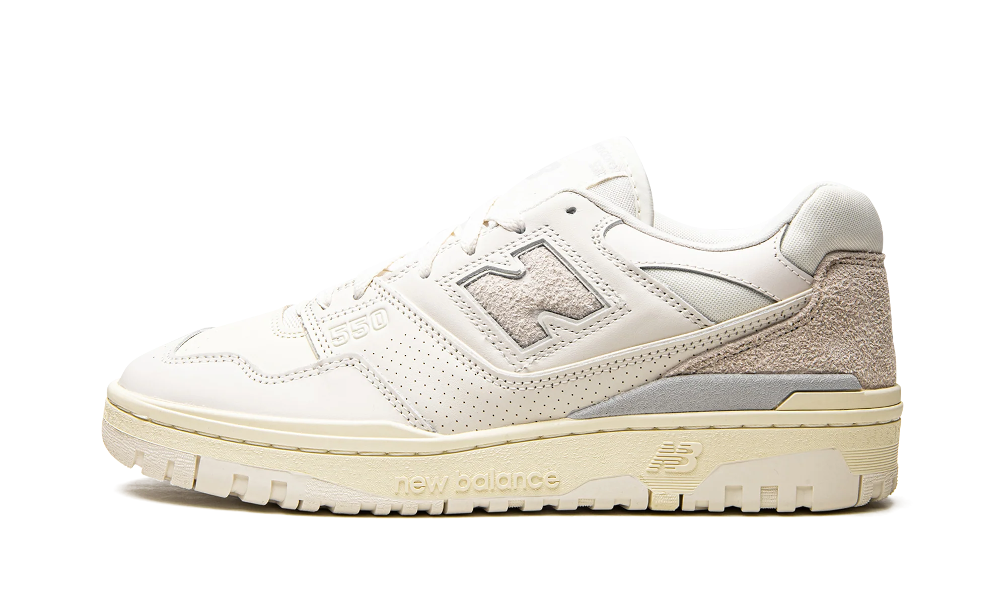 550 Aimé Leon Dore - White Leather - 550 Aimé Leon Dore - White Leather - Jordan 1s - AIR Jordan 1