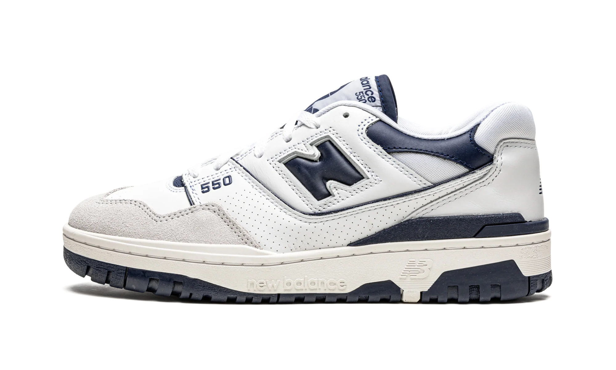 550 White / Navy Blue - 550 White / Navy Blue - Jordan 1s - AIR Jordan 1