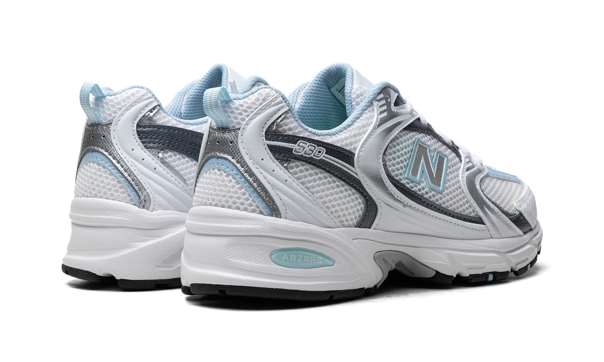 530 White / Dark Arctic Grey / Light Chrome Blue - 530 White / Dark Arctic Grey / Light Chrome Blue - Jordan 1s - AIR Jordan 1