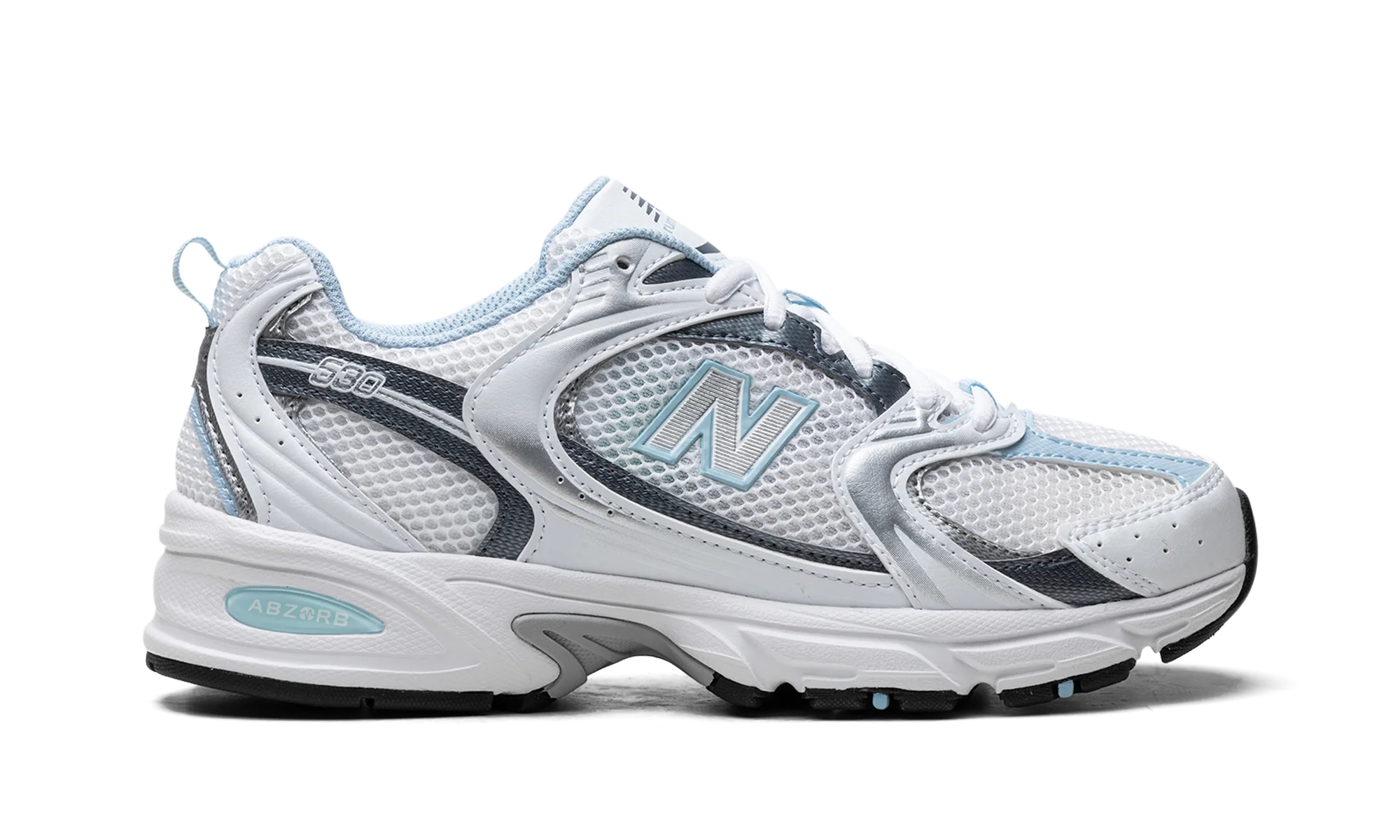 530 White / Dark Arctic Grey / Light Chrome Blue - 530 White / Dark Arctic Grey / Light Chrome Blue - Jordan 1s - AIR Jordan 1