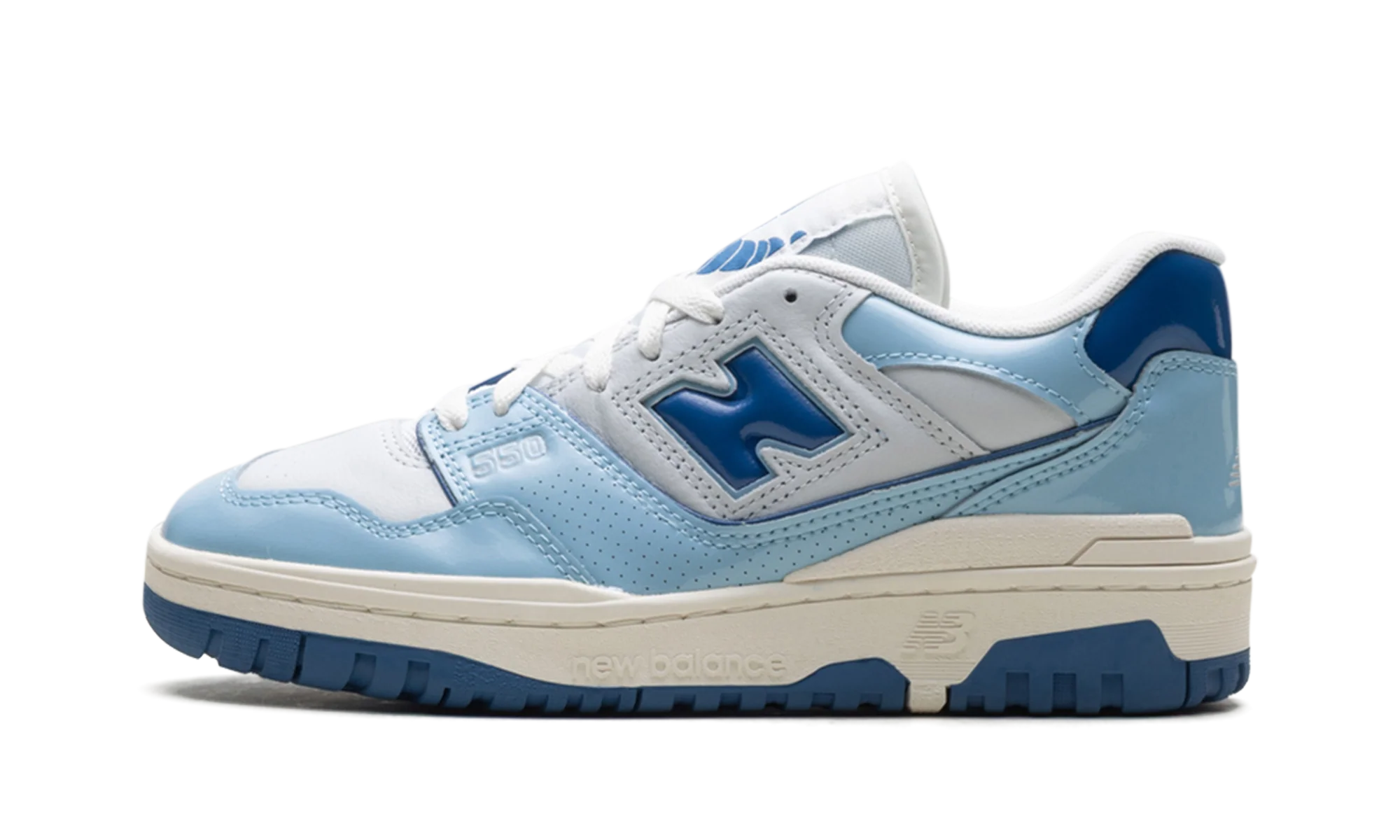 550 Patent - White / Powder Blue - 550 Patent - White / Powder Blue - Jordan 1s - AIR Jordan 1