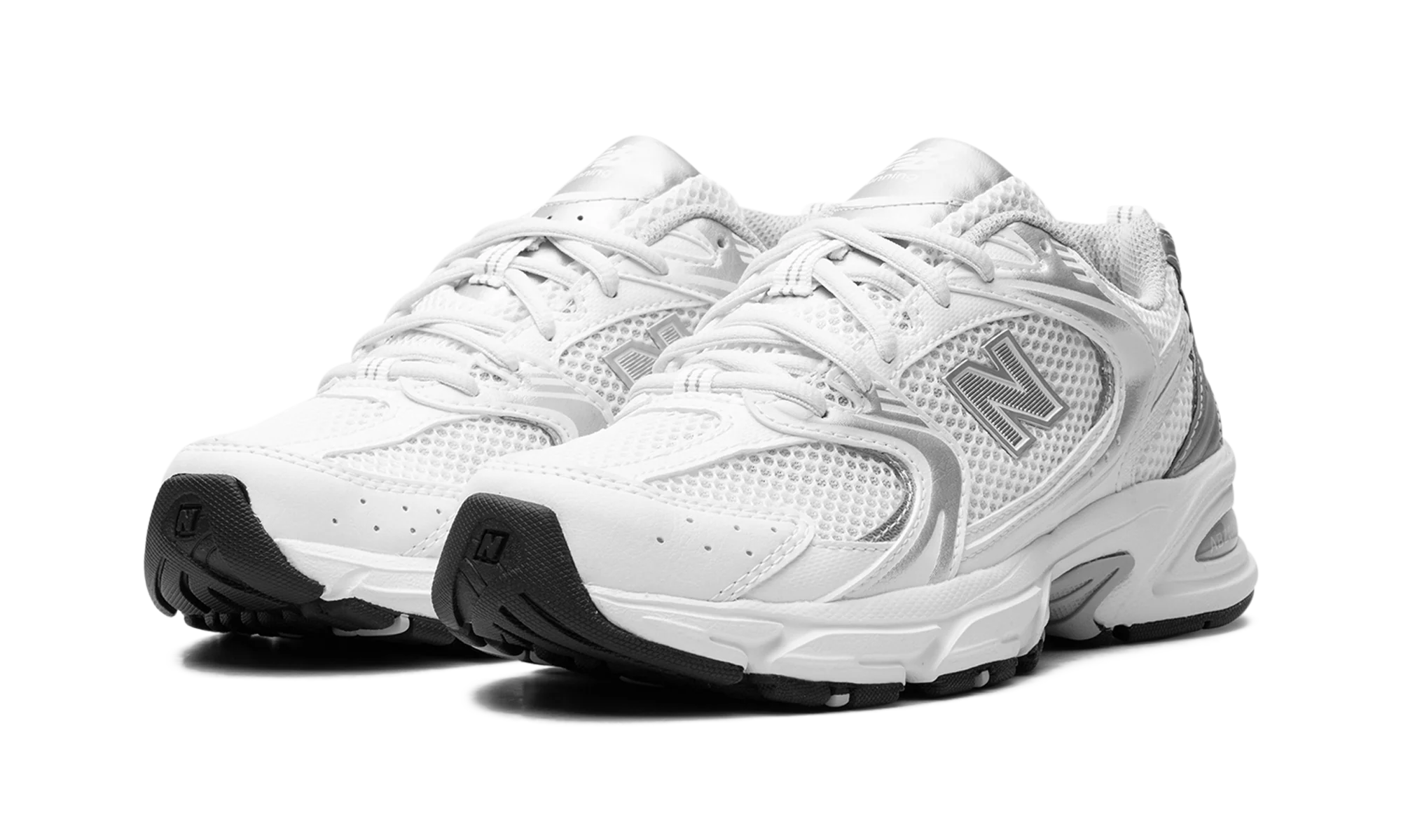 530 White / Silver - 530 White / Silver - Jordan 1s - AIR Jordan 1