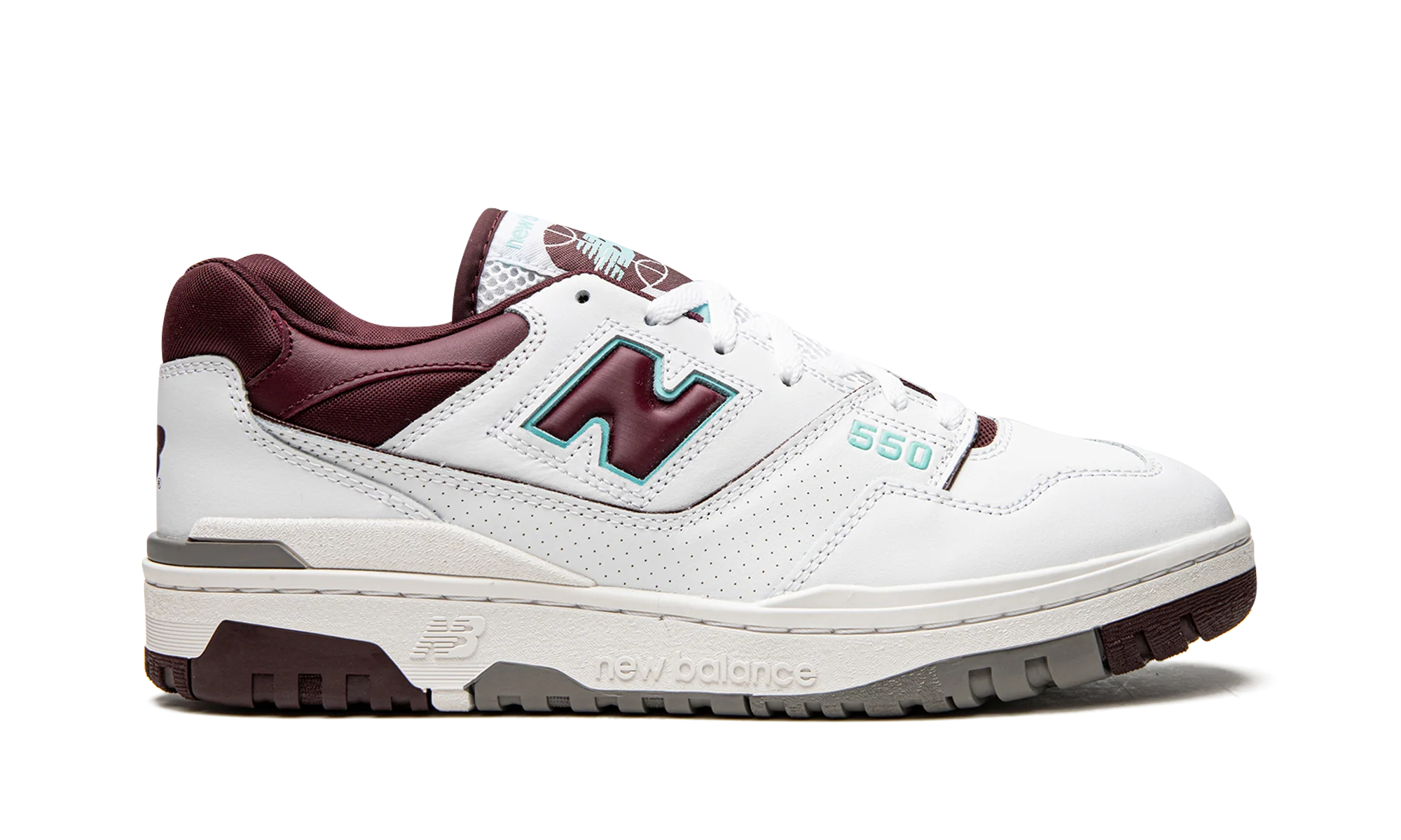 550 Burgundy / Cyan - 550 Burgundy / Cyan - Jordan 1s - AIR Jordan 1