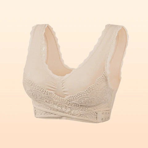 Buy 1 Get 2 FREE - Comfy Corset Bra Front Cross Side Buckle Lace Bras
