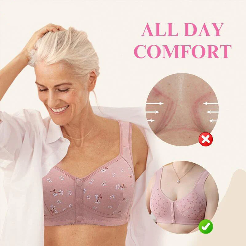 Buy 1 Get 2 FREE - Comfortable & Convenient Front Button Bra
