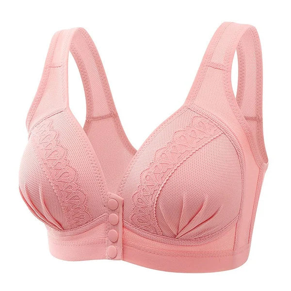 BUY 1 GET 2 FREE-2023 Front Button Breathable Skin-Friendly Cotton Bra