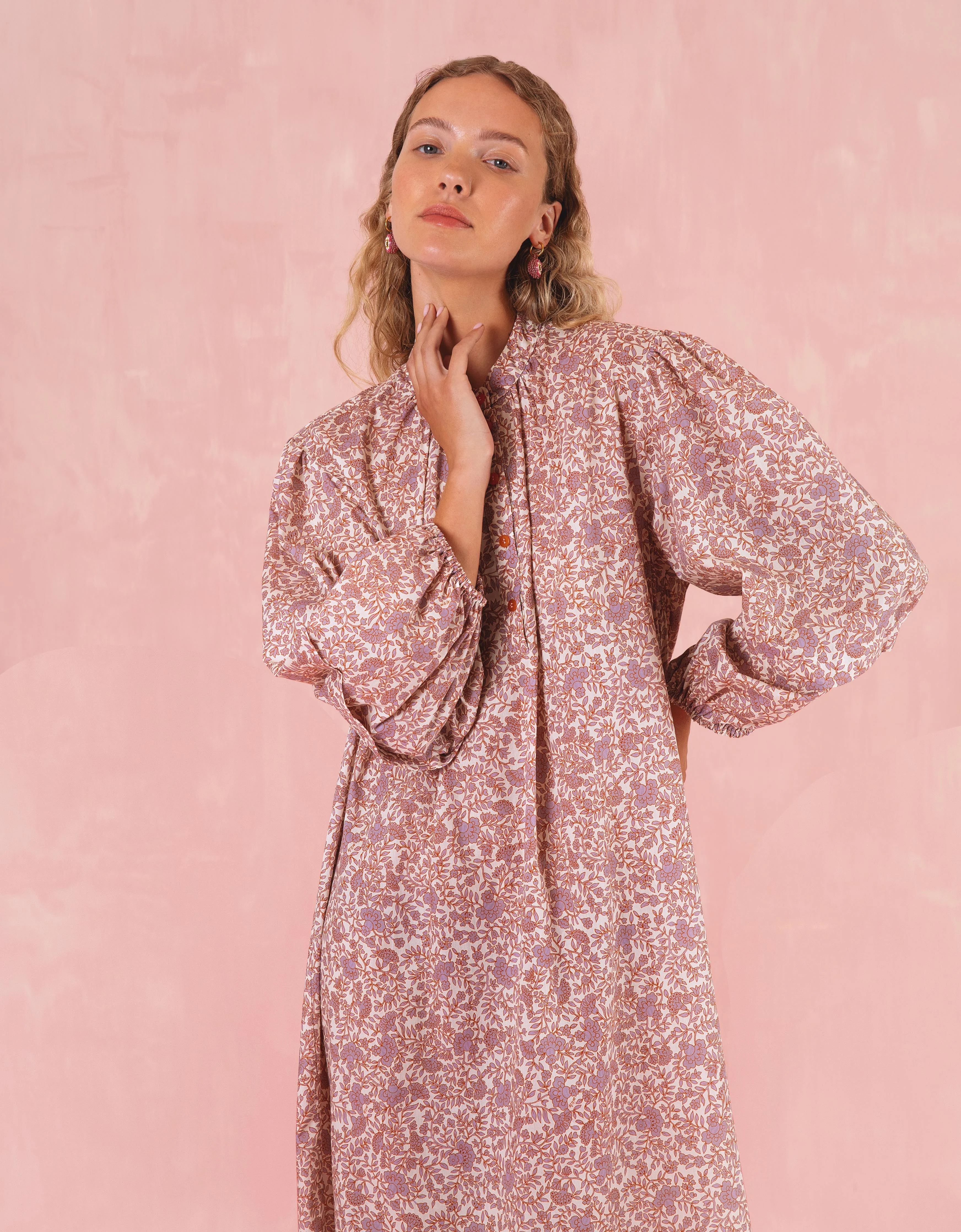Dragon Fruit Long Dress