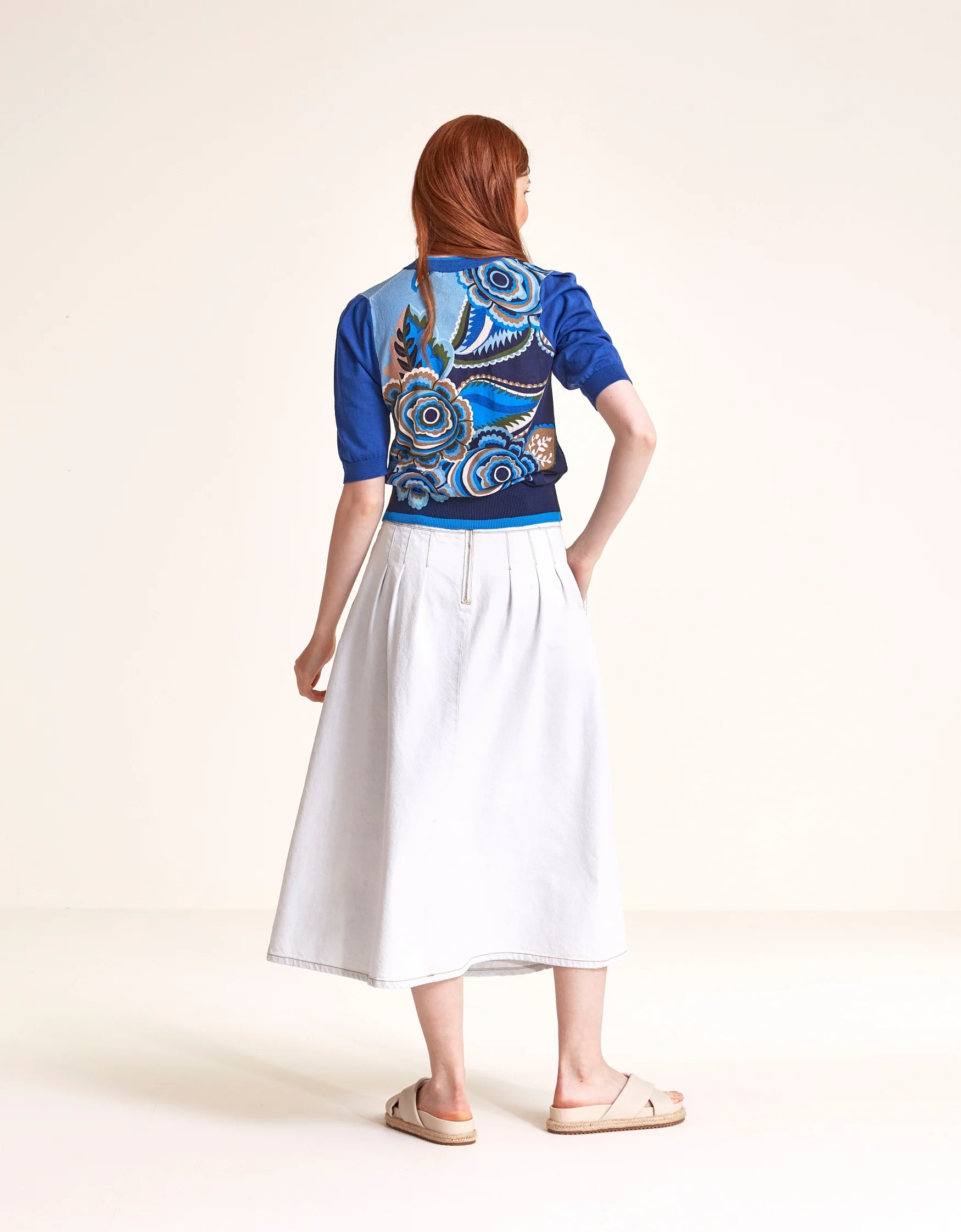 Score Midi Skirt