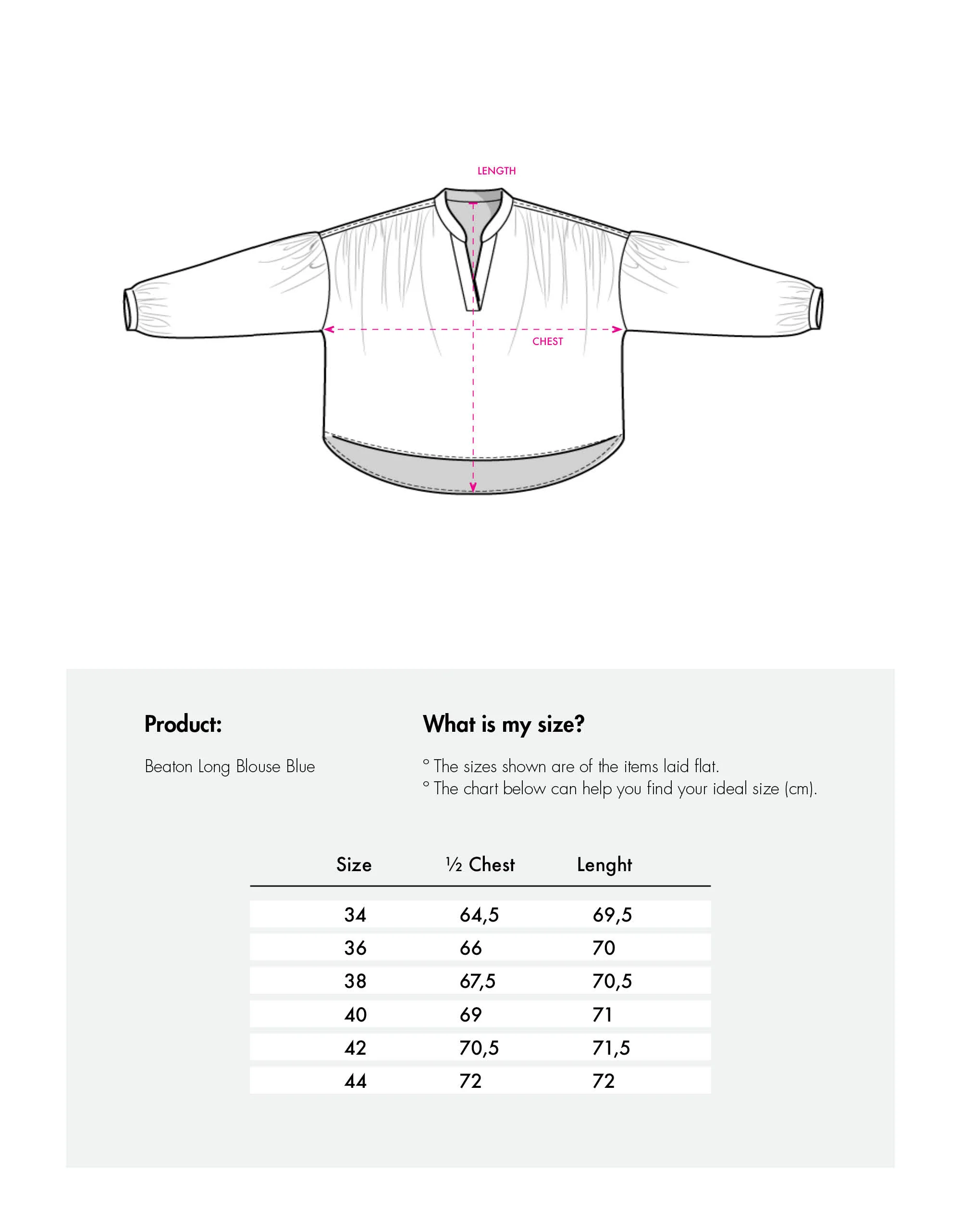 Beaton Long Blouse