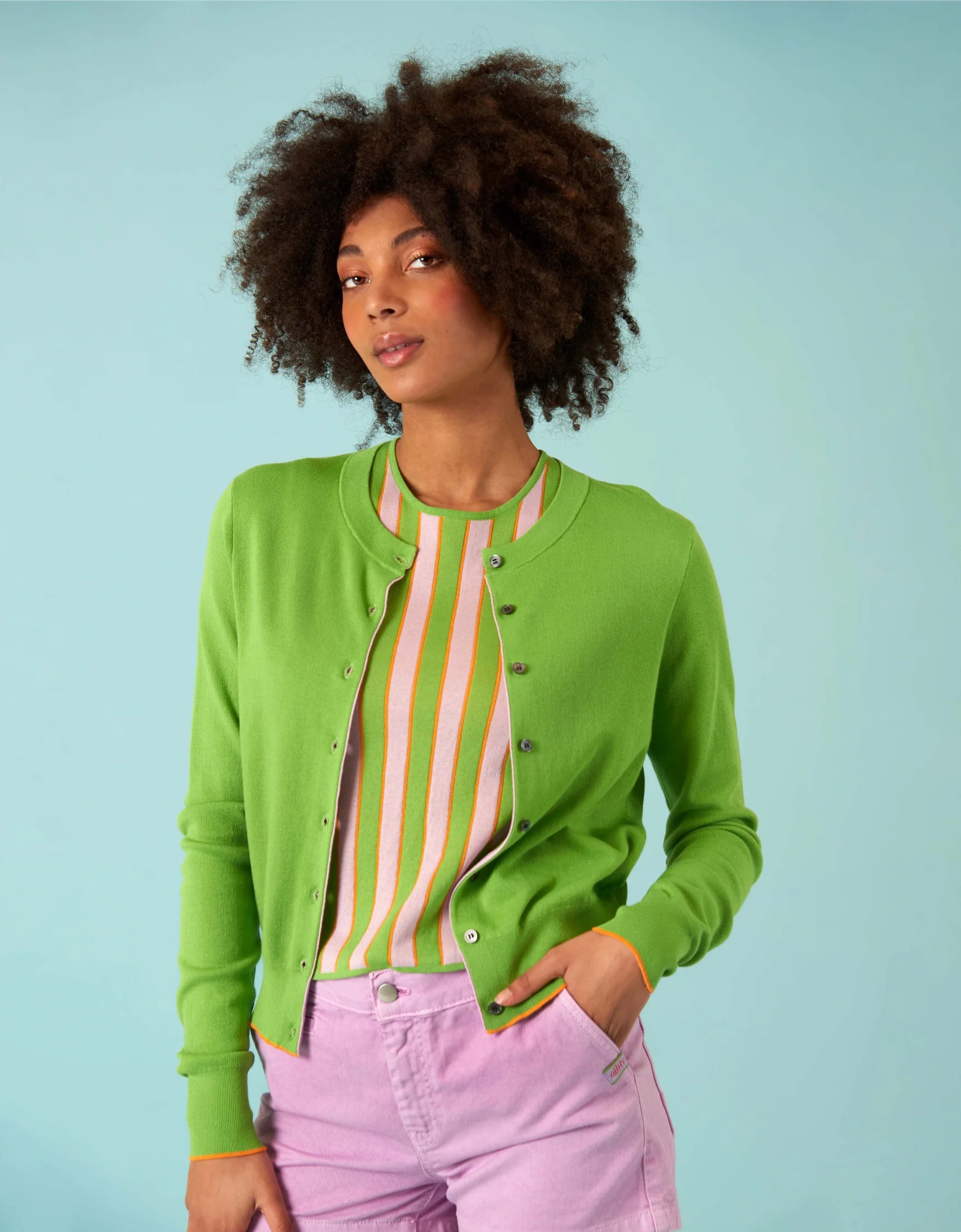 Violet Cardigan