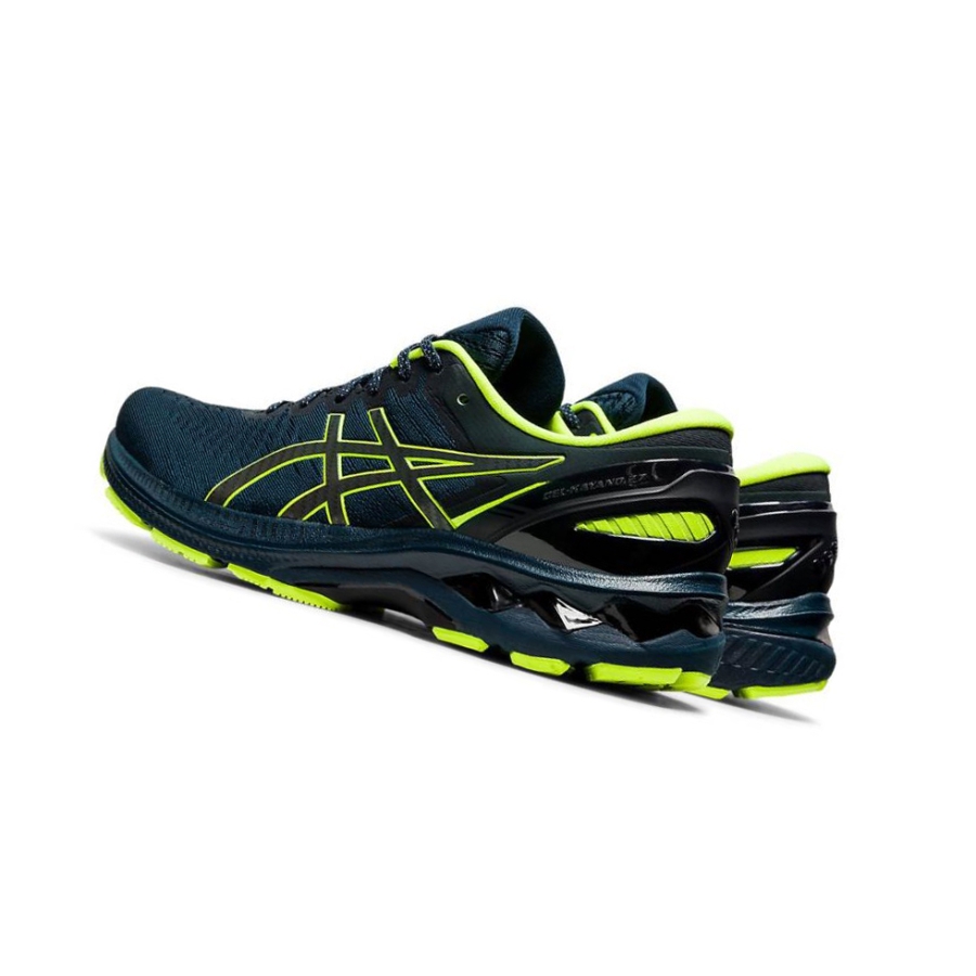 Blue Men's Asics GEL-KAYANO 27 LITE-SHOW Running Shoes | US47593KG - Asics Outlet Sale