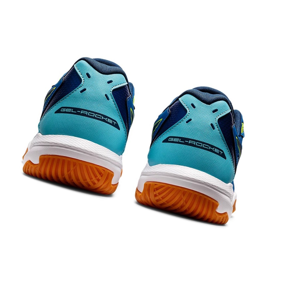 Lake Drive / Make Blue Men's Asics GEL-ROCKET 10 Volleyball Shoes | US70942YK - Asics Outlet Sale