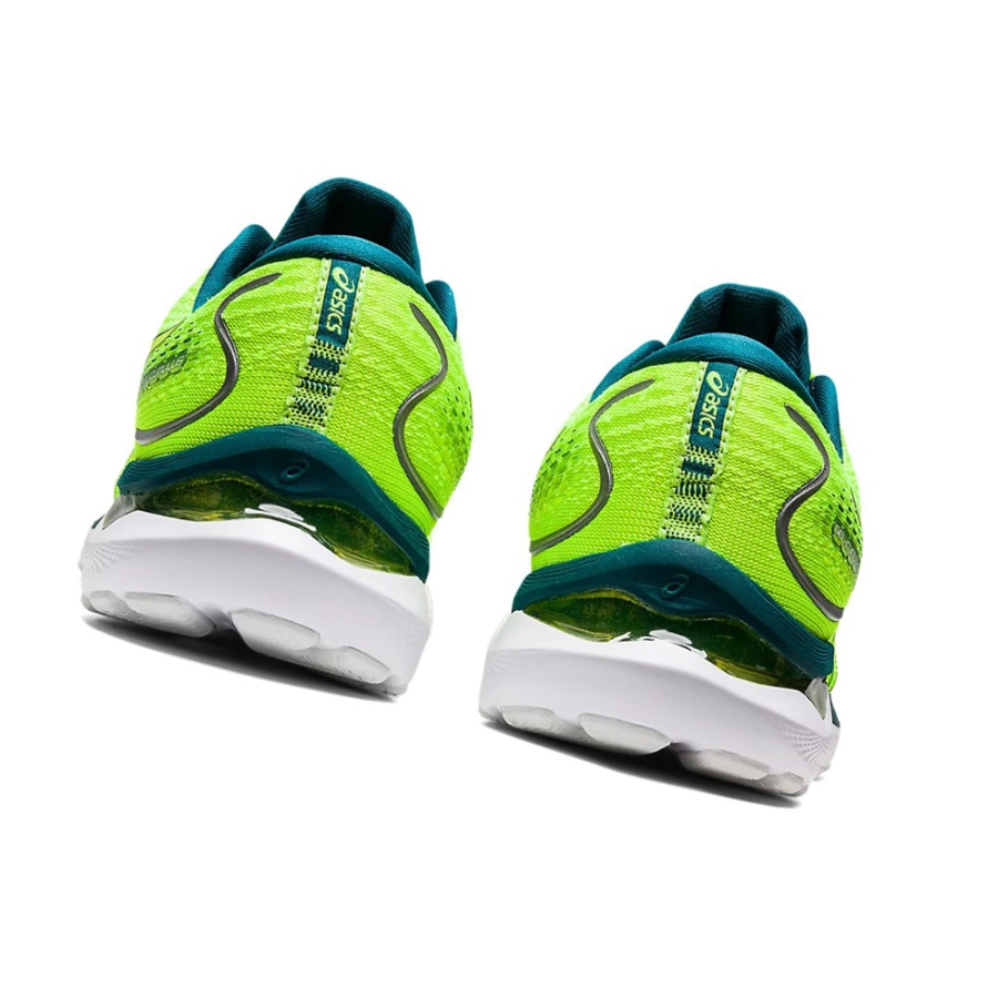 Safety Yellow / Velvet Pine Men's Asics GEL-CUMULUS 24 Running Shoes | US18273BN - Asics Outlet Sale