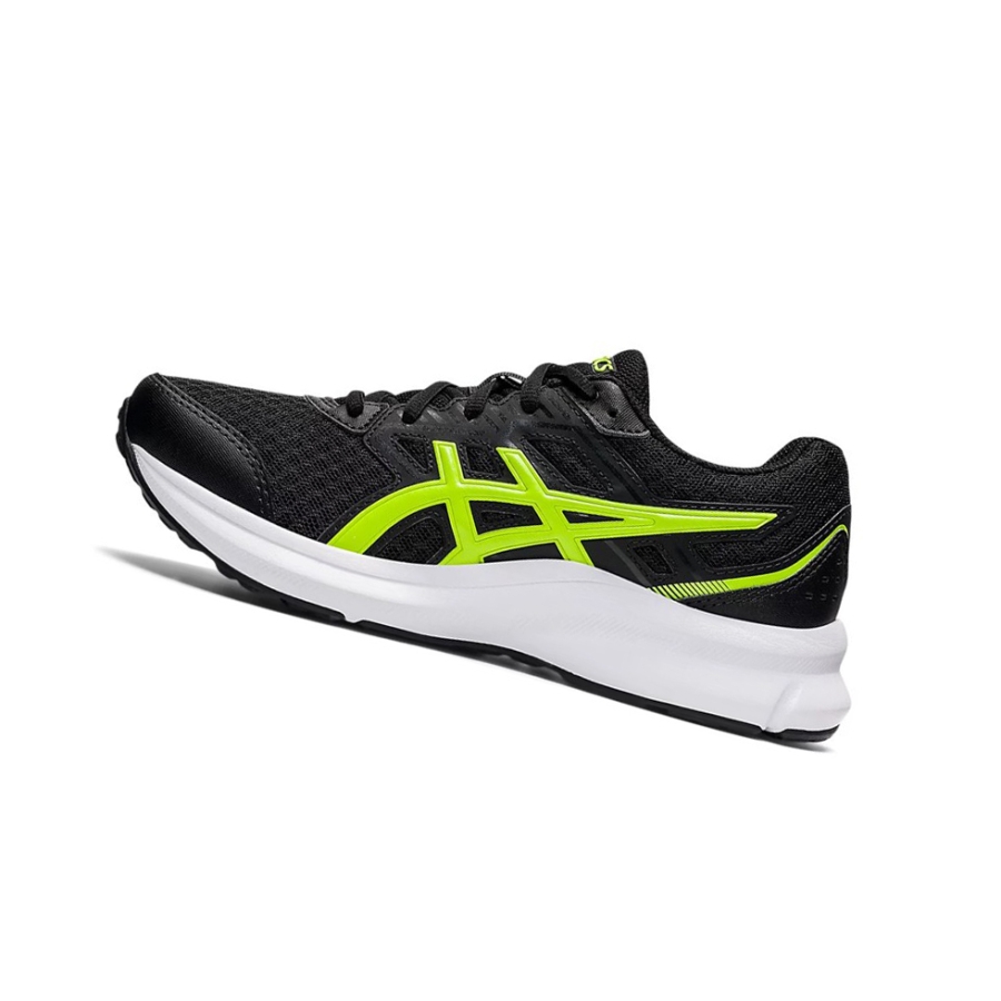 Black / Hazard Green Kids' Asics JOLT 3 GS Running Shoes | US03425BR - Asics Outlet Sale