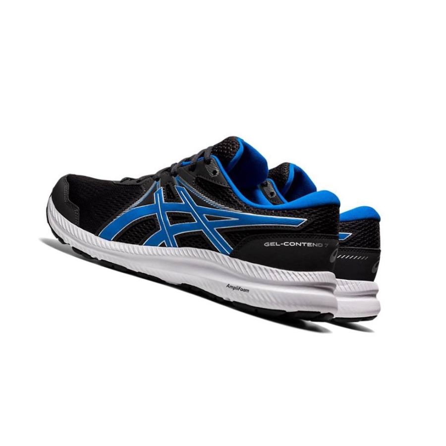 Black Men's Asics GEL-CONTEND 7 Running Shoes | US75048NY - Asics Outlet Sale