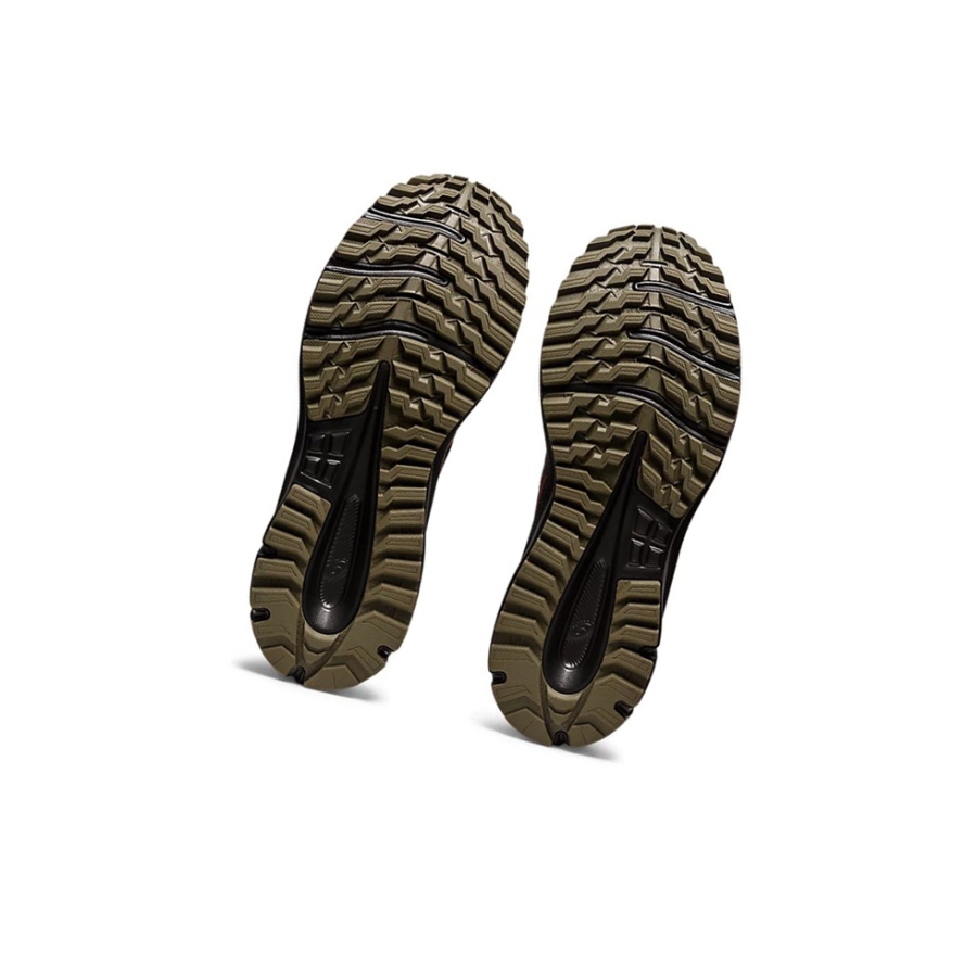 Black / Cherry Tomato Men's Asics TRAIL SCOUT 2 Trail Running Shoes | US23741NR - Asics Outlet Sale