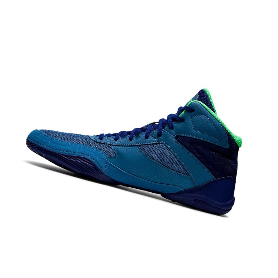 Azure / New Leaf Men's Asics MATFLEX 6 Wrestling Shoes | US38475OR - Asics Outlet Sale