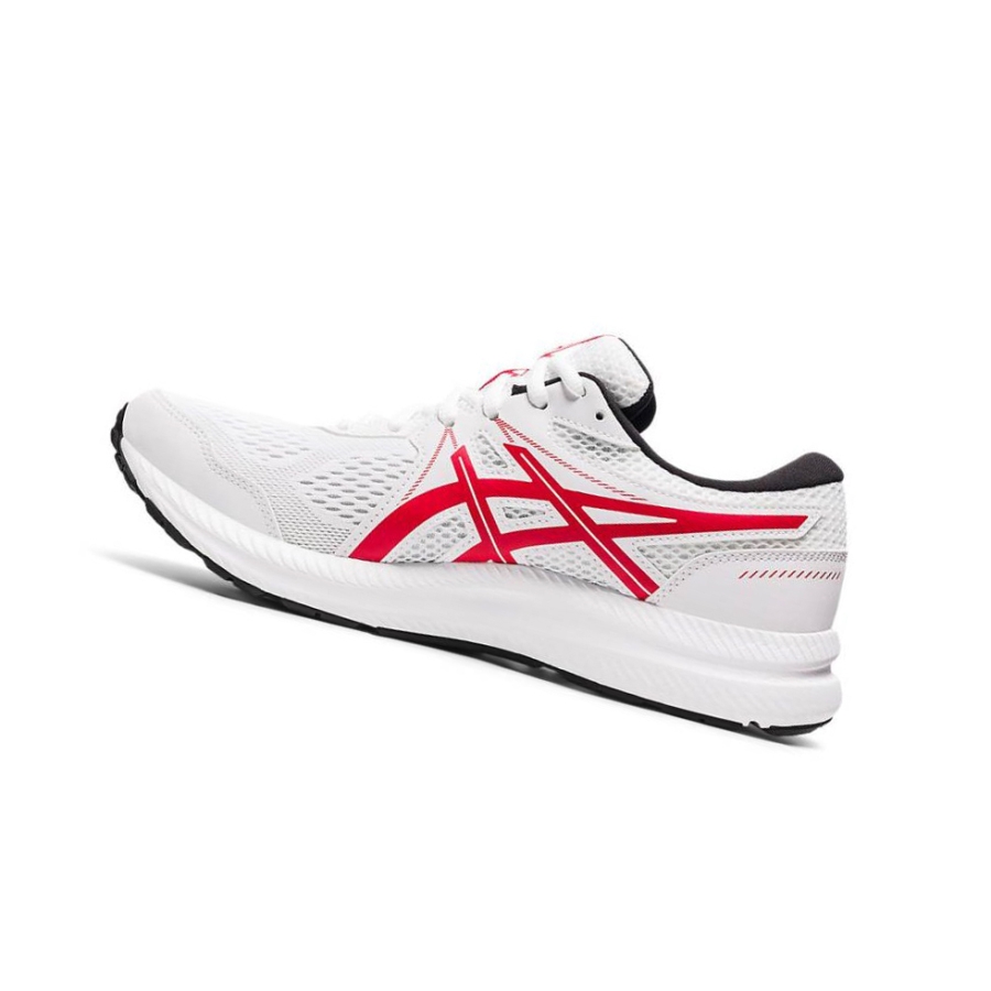 White Men's Asics GEL-CONTEND 7 Running Shoes | US06712SC - Asics Outlet Sale