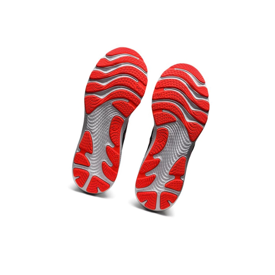 Black / Cherry Tomato Men's Asics GEL-CUMULUS 24 Running Shoes | US34290GX - Asics Outlet Sale