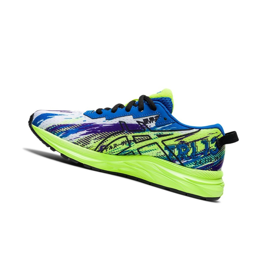 White / Black Kids' Asics GEL-NOOSA TRI 13 GS Running Shoes | US50216HR - Asics Outlet Sale