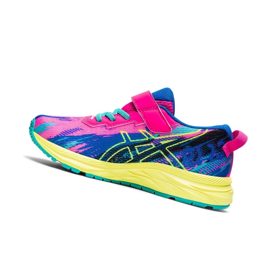 Pink Glo / Sour Yuzu Kids' Asics PRE NOOSA TRI 13 PS Running Shoes | US41928JB - Asics Outlet Sale