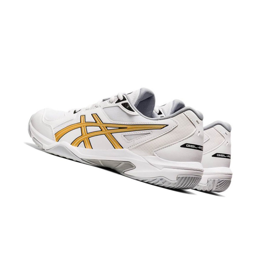 White Men's Asics GEL-ROCKET 10 Volleyball Shoes | US93701TD - Asics Outlet Sale