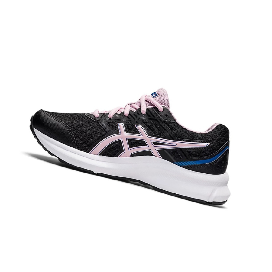 Black / Barely Rose Kids' Asics JOLT 3 GS Running Shoes | US09865BA - Asics Outlet Sale