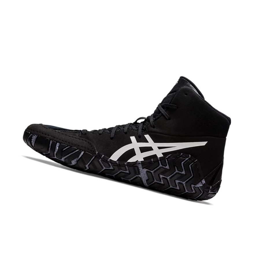 Black / White Men's Asics AGGRESSOR 5 Wrestling Shoes | US63857PK - Asics Outlet Sale