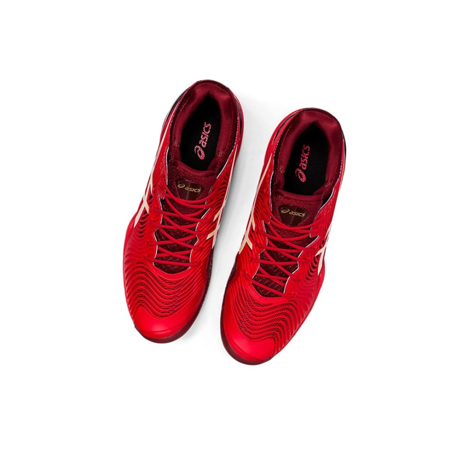 Red / White Men's Asics COURT FF 2 Tennis Shoes | US14279SQ - Asics Outlet Sale