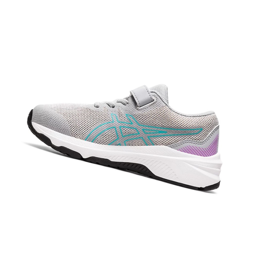 Piedmont Grey / Sea Glass Kids' Asics GT-1000 11 PS Running Shoes | US51649QC - Asics Outlet Sale